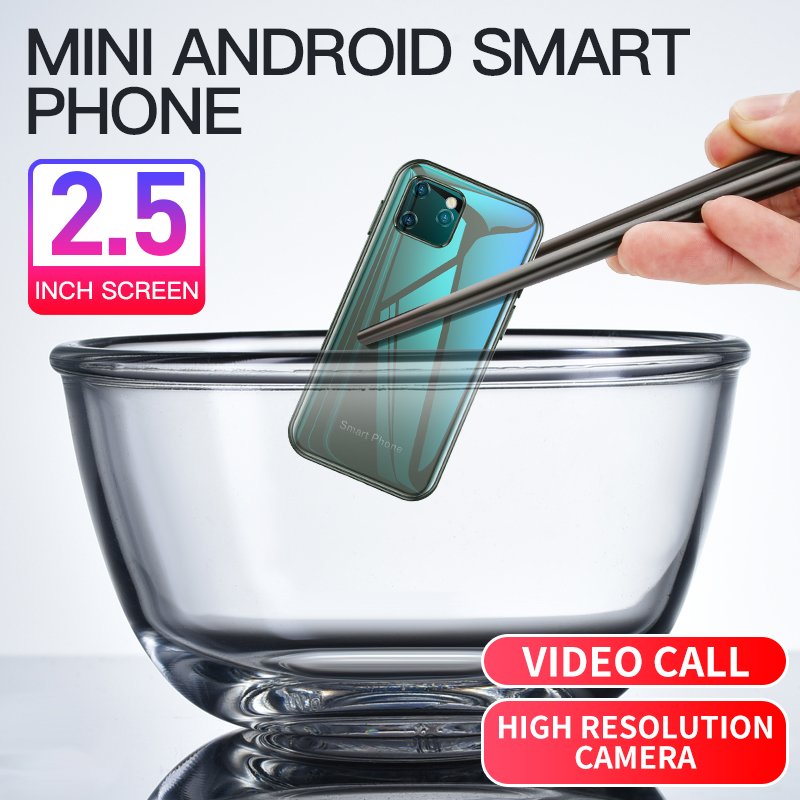 SOYES XS11 3G Mini Smart Android Phone 2.5Inch WIFI GPS RAM 1GB ROM 8GB Quad Core Google Play Mobile Phone